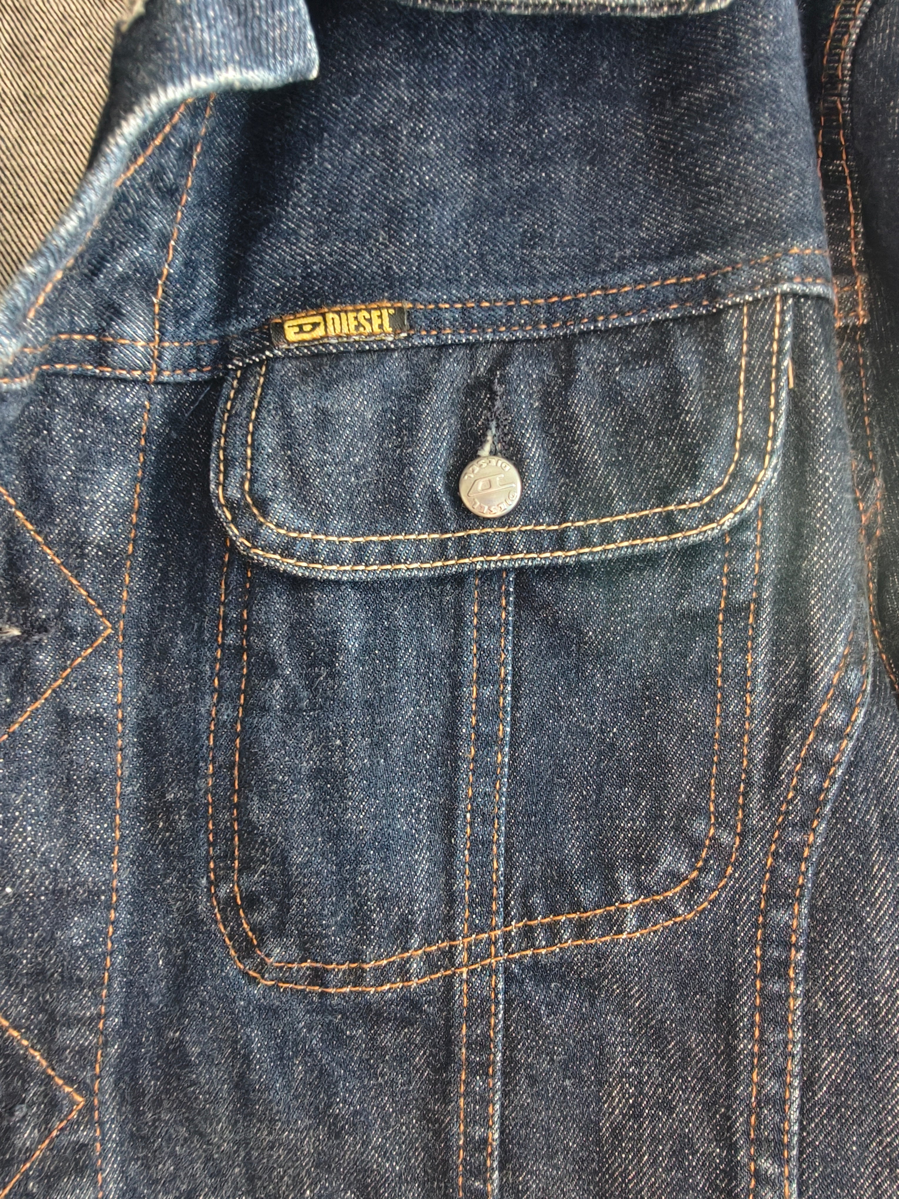 Diesel GREGC Kurtka Jeansowa Męska | Vintage Denim | Made in Italy | Rozmiar L