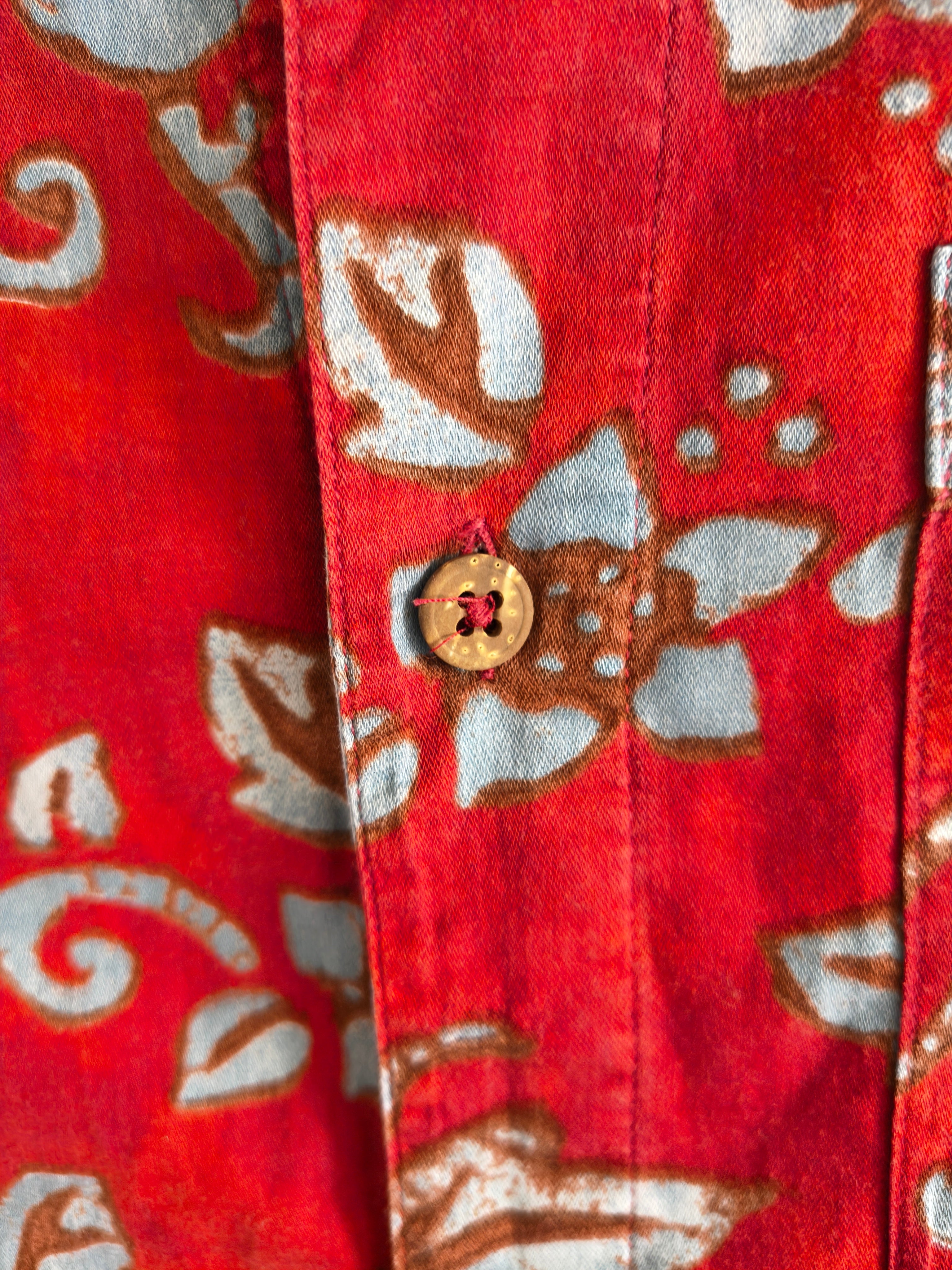 Patagonia Pataloha Koszula Hawajska Męska Czerwona | Vintage | Rozmiar XXL