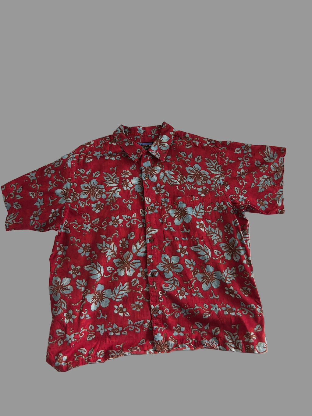 Patagonia Pataloha Koszula Hawajska Męska Czerwona | Vintage | Rozmiar XXL