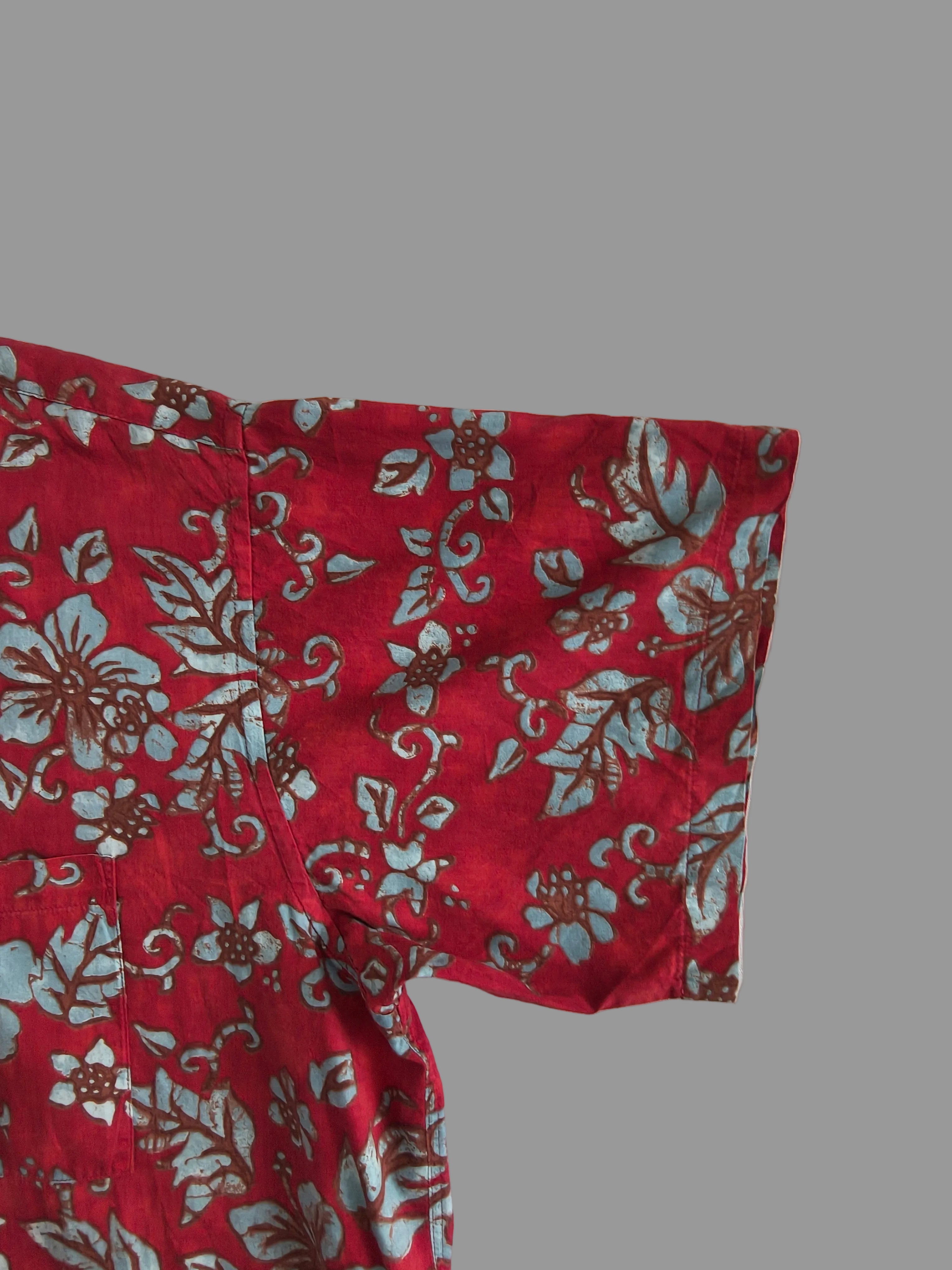 Patagonia Pataloha Koszula Hawajska Męska Czerwona | Vintage | Rozmiar XXL