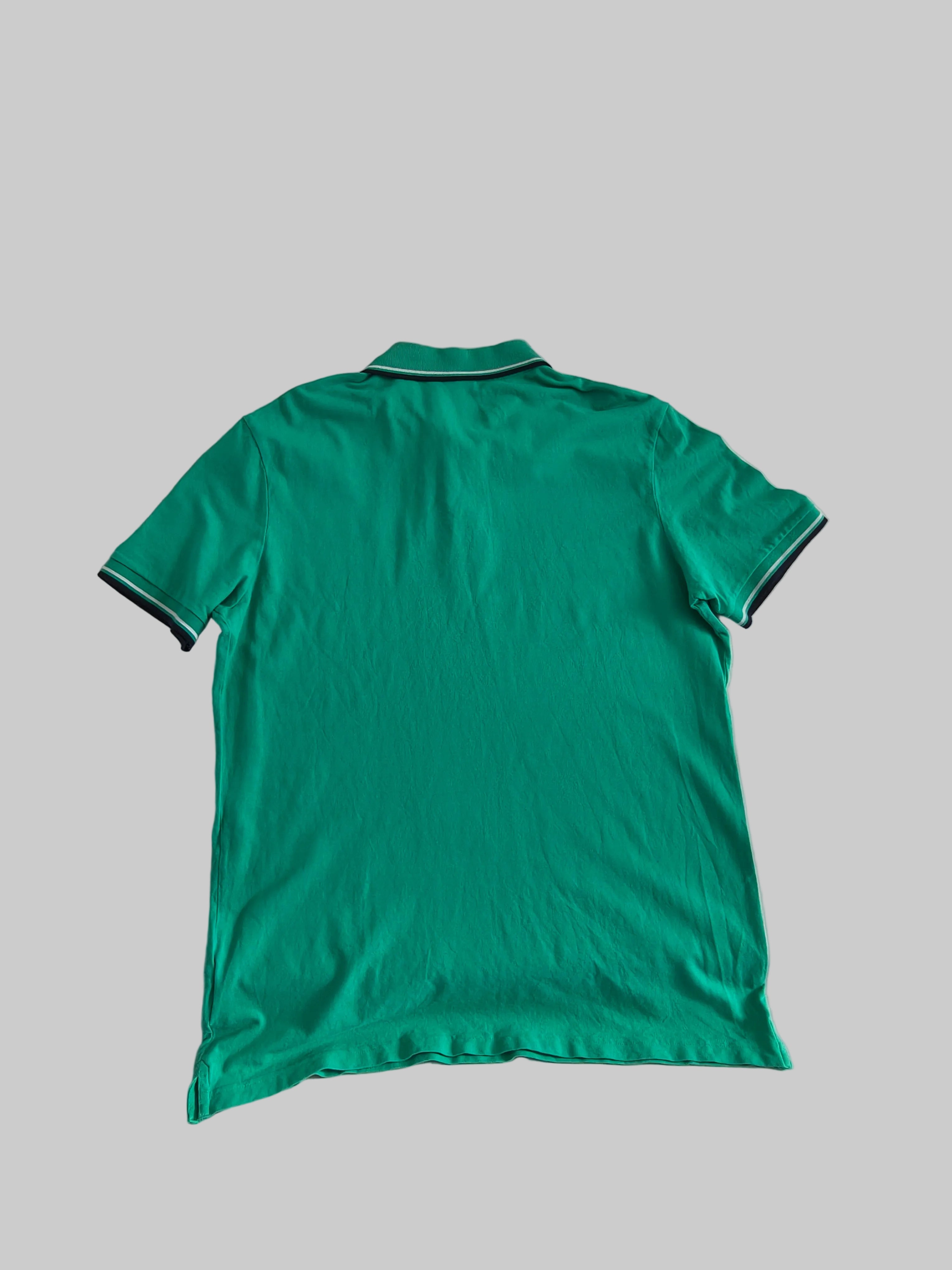 Diadora Koszulka Polo Męska Zielona | Vintage | Rozmiar XXL