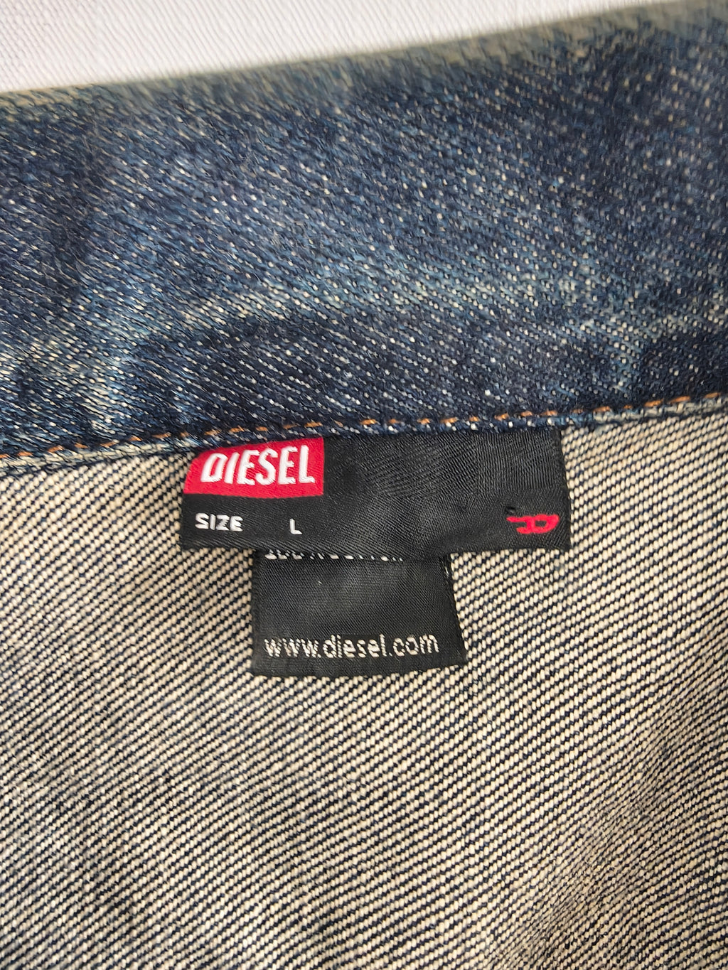 Diesel GREGC Kurtka Jeansowa Męska | Vintage Denim | Made in Italy | Rozmiar L