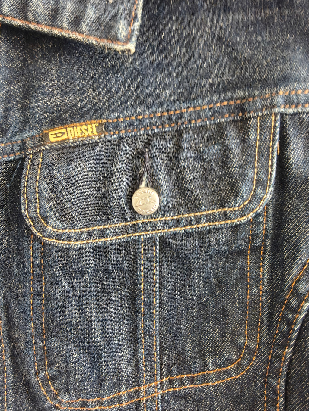 Diesel GREGC Kurtka Jeansowa Męska | Vintage Denim | Made in Italy | Rozmiar L
