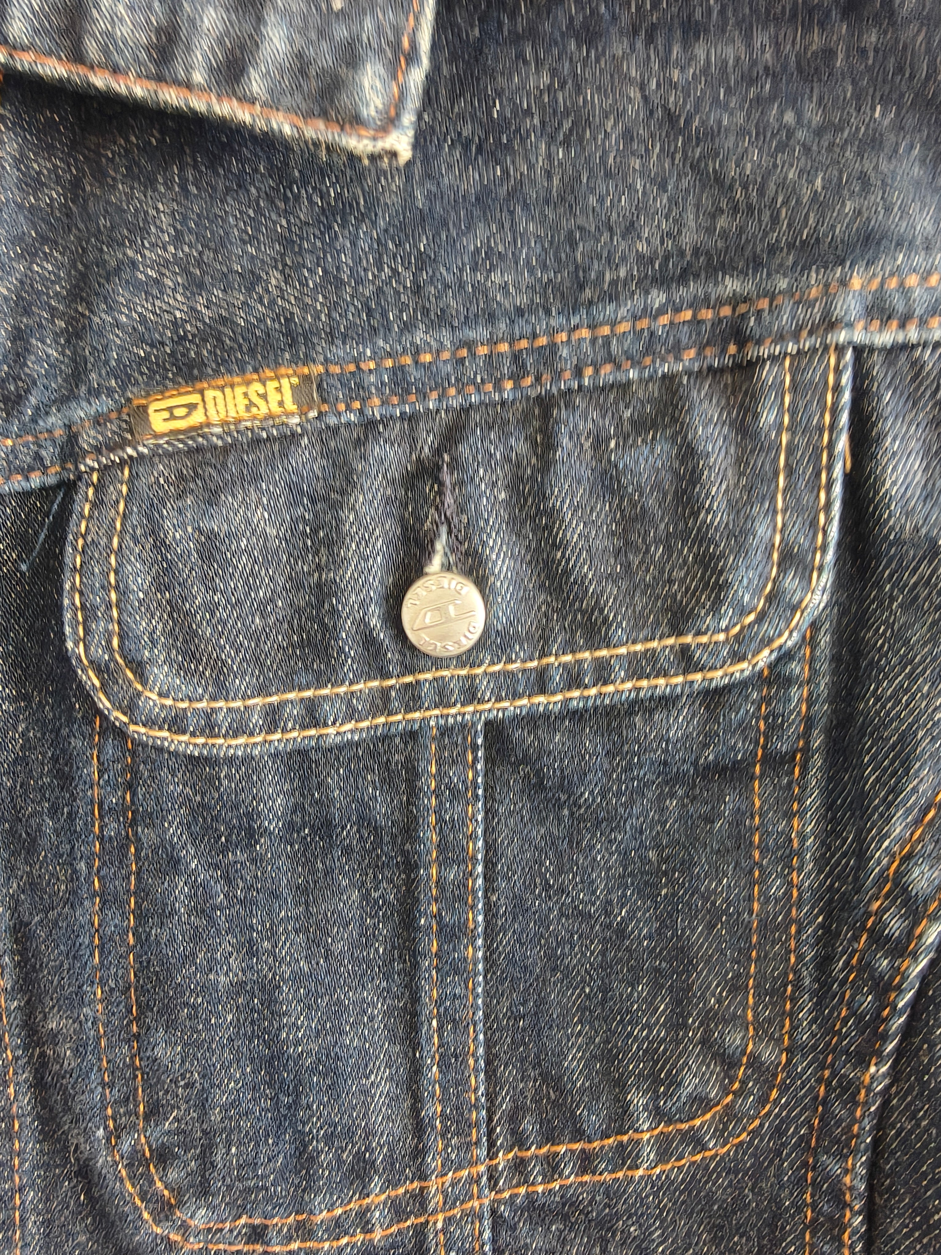 Diesel GREGC Kurtka Jeansowa Męska | Vintage Denim | Made in Italy | Rozmiar L