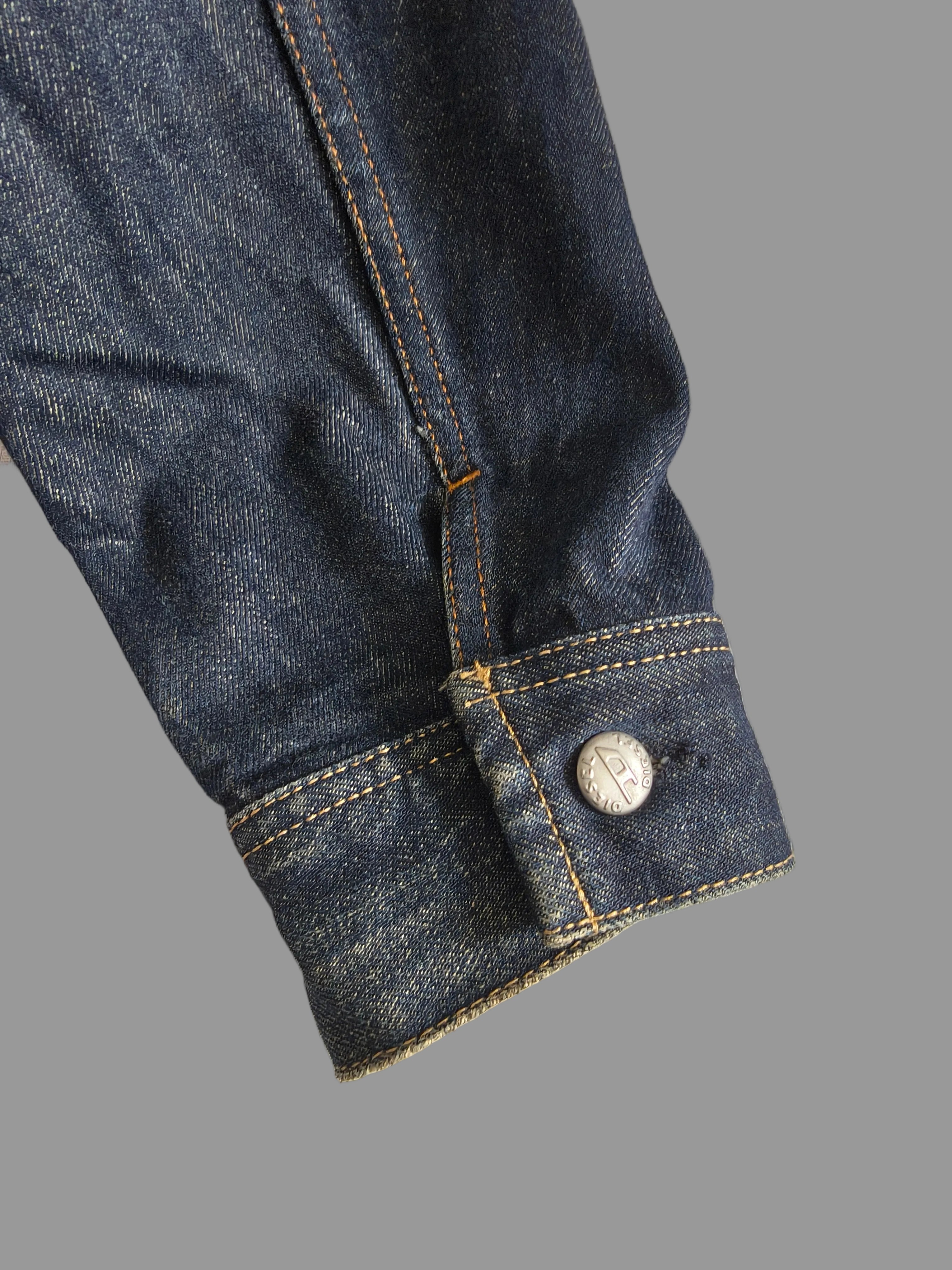 Diesel GREGC Kurtka Jeansowa Męska | Vintage Denim | Made in Italy | Rozmiar L