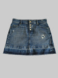Marc OPolo Denim Spodnica jeansowa mini distressed W30