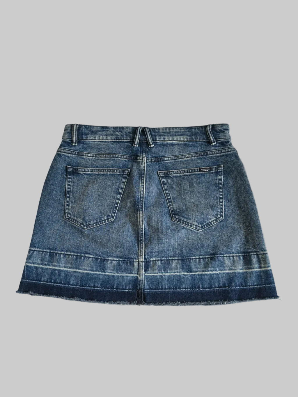 Marc OPolo Denim Spodnica jeansowa mini distressed W30