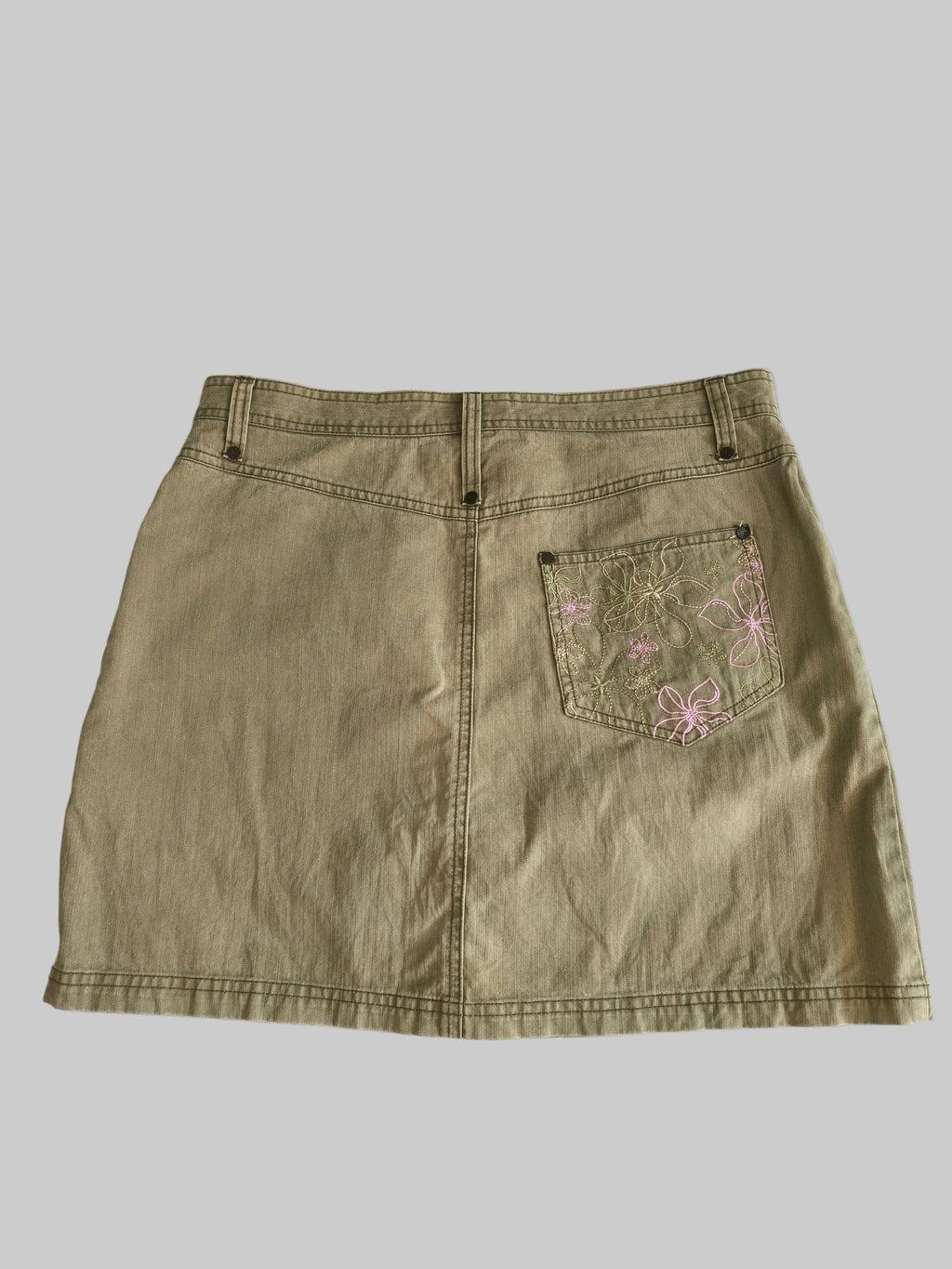 Musto Spodnica damska khaki jodełka 100% bawelna r. 10 UK / 36 EUR