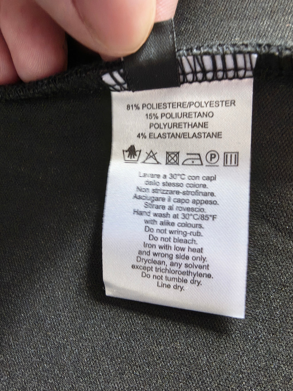 ES Givien Zakiet damski czarny neopren oversize zamek r. M